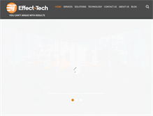Tablet Screenshot of effect-tech.com
